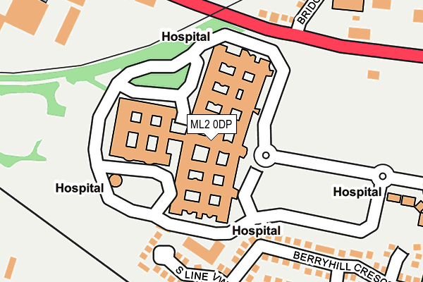 ML2 0DP map - OS OpenMap – Local (Ordnance Survey)