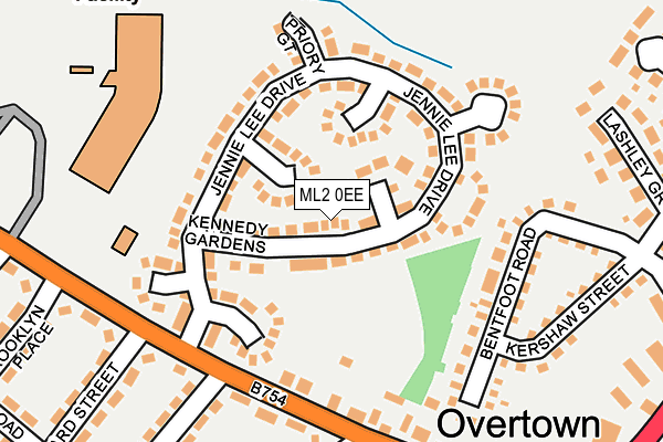 ML2 0EE map - OS OpenMap – Local (Ordnance Survey)