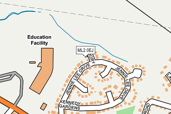 ML2 0EJ map - OS OpenMap – Local (Ordnance Survey)
