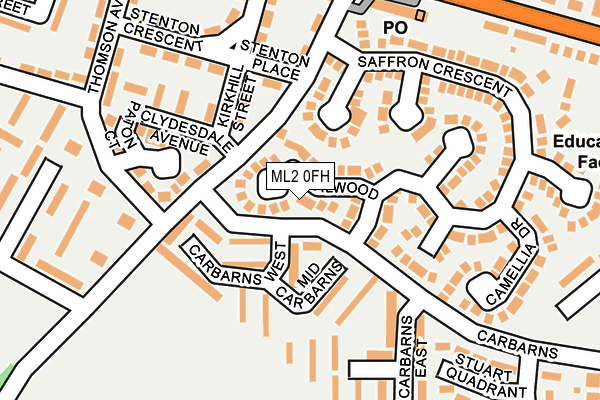 ML2 0FH map - OS OpenMap – Local (Ordnance Survey)