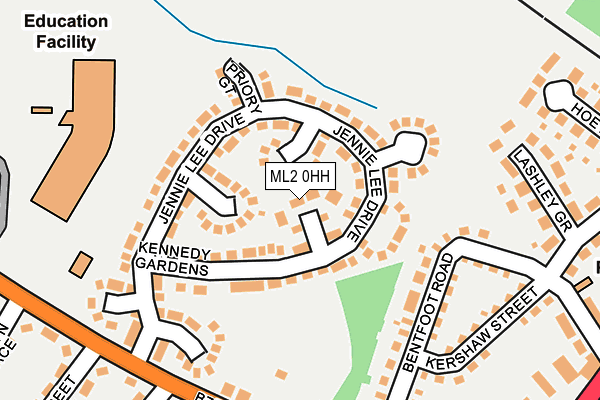ML2 0HH map - OS OpenMap – Local (Ordnance Survey)