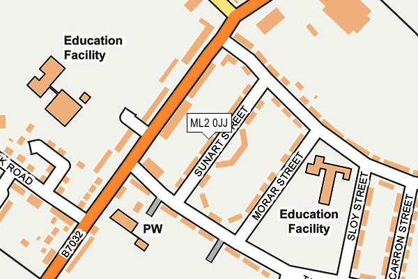 Map of J HAYES PROPERTIES LIMITED at local scale