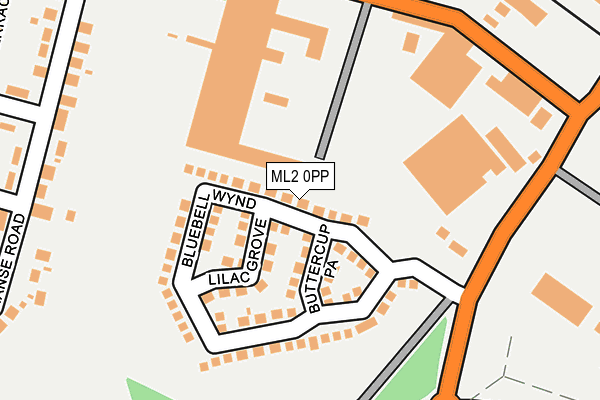 ML2 0PP map - OS OpenMap – Local (Ordnance Survey)