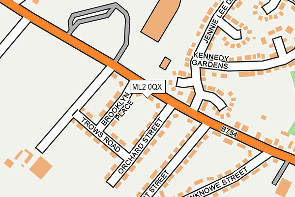 ML2 0QX map - OS OpenMap – Local (Ordnance Survey)