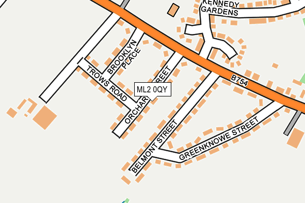 ML2 0QY map - OS OpenMap – Local (Ordnance Survey)