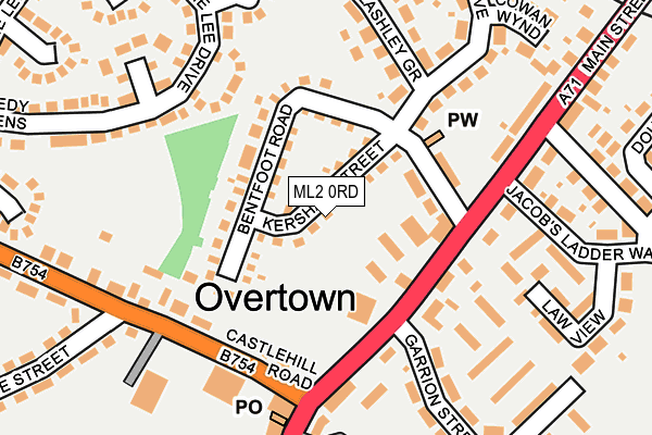 ML2 0RD map - OS OpenMap – Local (Ordnance Survey)