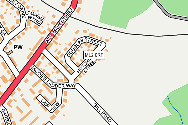 ML2 0RF map - OS OpenMap – Local (Ordnance Survey)