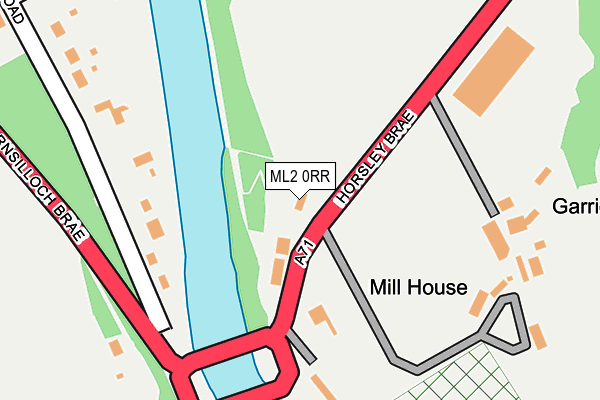 ML2 0RR map - OS OpenMap – Local (Ordnance Survey)