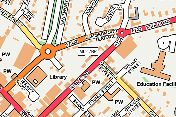 ML2 7BP map - OS OpenMap – Local (Ordnance Survey)