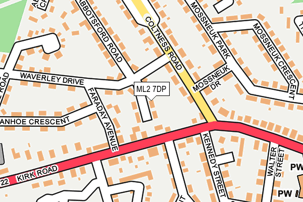 ML2 7DP map - OS OpenMap – Local (Ordnance Survey)