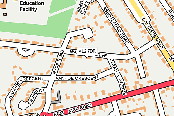 ML2 7DR map - OS OpenMap – Local (Ordnance Survey)