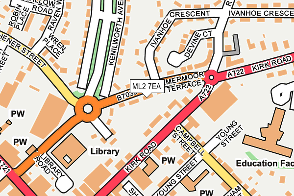 ML2 7EA map - OS OpenMap – Local (Ordnance Survey)