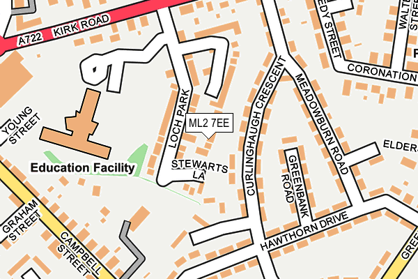 ML2 7EE map - OS OpenMap – Local (Ordnance Survey)