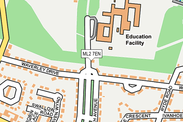 ML2 7EN map - OS OpenMap – Local (Ordnance Survey)