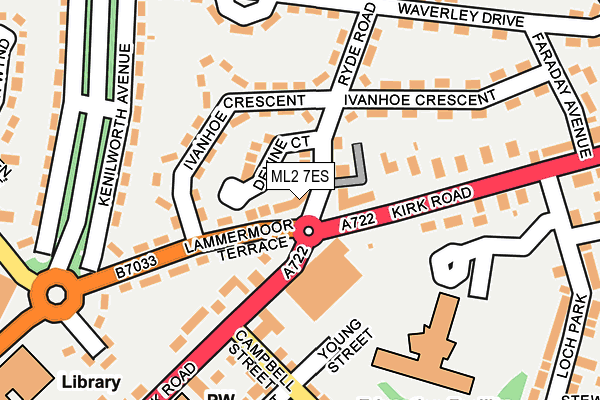 ML2 7ES map - OS OpenMap – Local (Ordnance Survey)