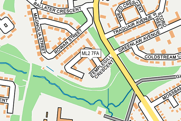 ML2 7FA map - OS OpenMap – Local (Ordnance Survey)