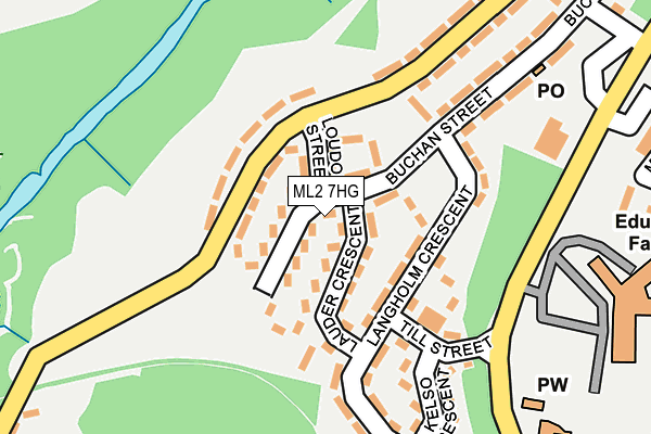 ML2 7HG map - OS OpenMap – Local (Ordnance Survey)