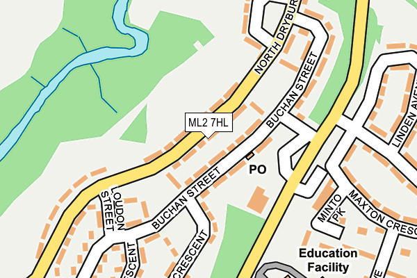 ML2 7HL map - OS OpenMap – Local (Ordnance Survey)