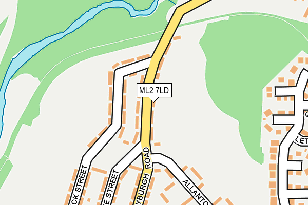 ML2 7LD map - OS OpenMap – Local (Ordnance Survey)