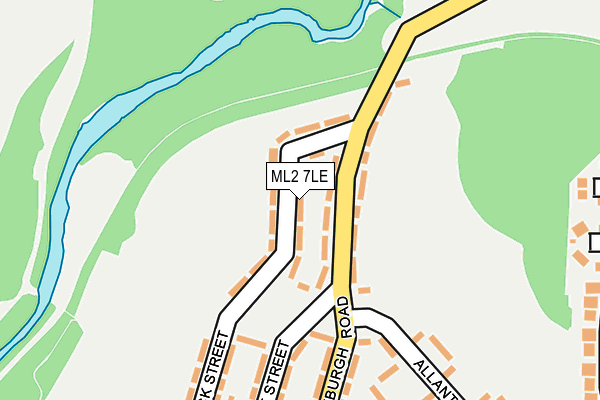 ML2 7LE map - OS OpenMap – Local (Ordnance Survey)