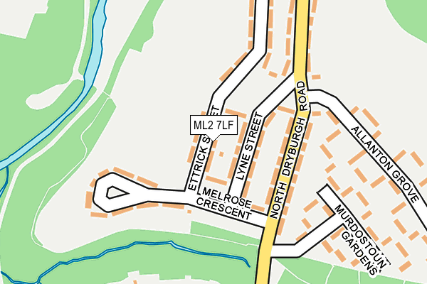 ML2 7LF map - OS OpenMap – Local (Ordnance Survey)