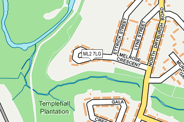 ML2 7LG map - OS OpenMap – Local (Ordnance Survey)