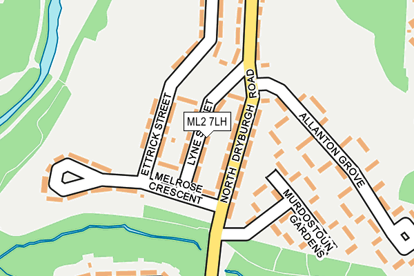 ML2 7LH map - OS OpenMap – Local (Ordnance Survey)