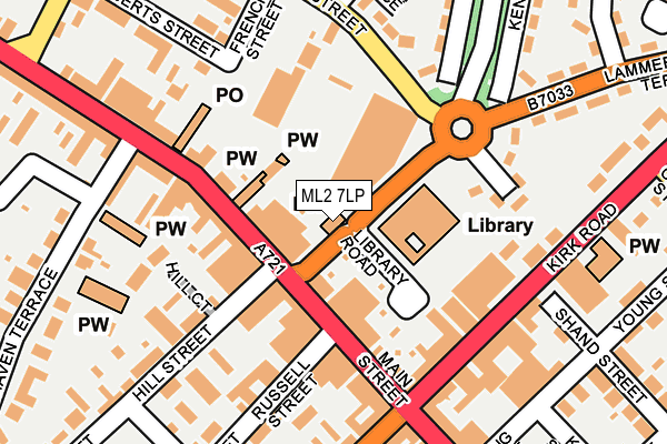 ML2 7LP map - OS OpenMap – Local (Ordnance Survey)
