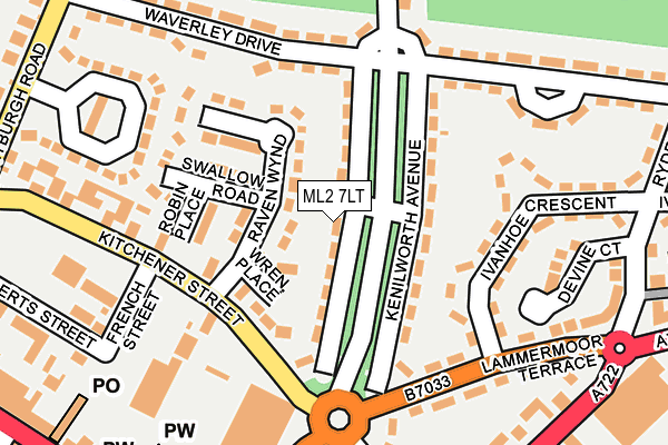ML2 7LT map - OS OpenMap – Local (Ordnance Survey)