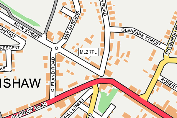 ML2 7PL map - OS OpenMap – Local (Ordnance Survey)