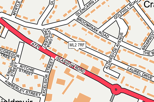 ML2 7RF map - OS OpenMap – Local (Ordnance Survey)