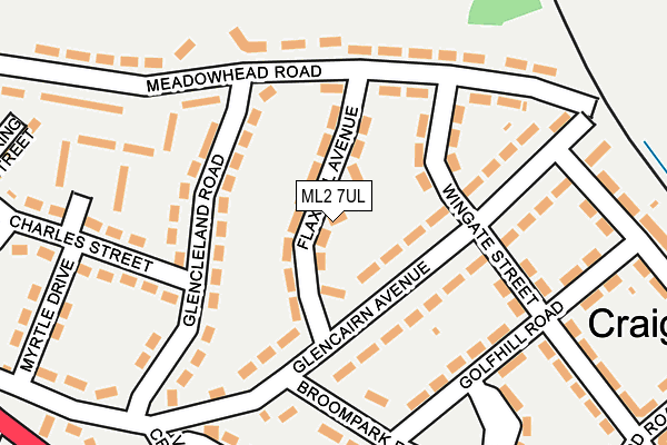 ML2 7UL map - OS OpenMap – Local (Ordnance Survey)