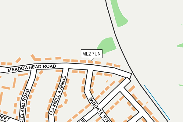 ML2 7UN map - OS OpenMap – Local (Ordnance Survey)