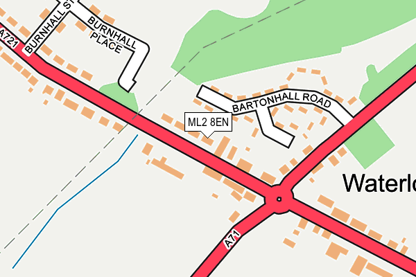 ML2 8EN map - OS OpenMap – Local (Ordnance Survey)