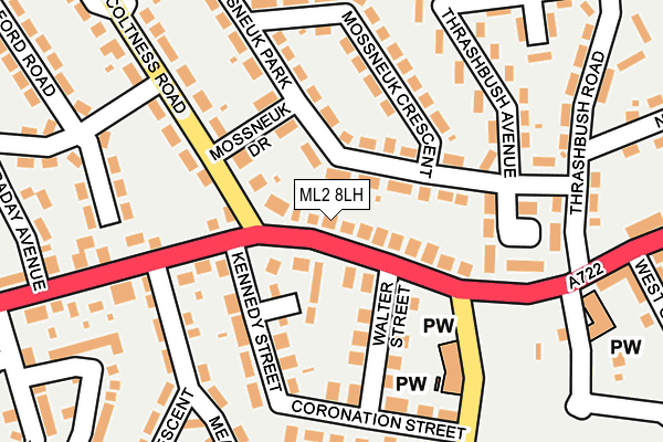 ML2 8LH map - OS OpenMap – Local (Ordnance Survey)