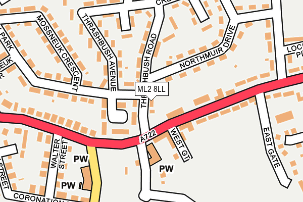 ML2 8LL map - OS OpenMap – Local (Ordnance Survey)