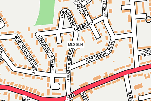 ML2 8LN map - OS OpenMap – Local (Ordnance Survey)