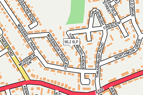 ML2 8LP map - OS OpenMap – Local (Ordnance Survey)