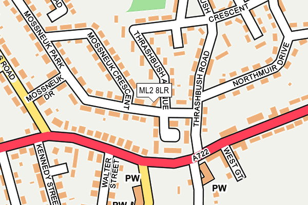 ML2 8LR map - OS OpenMap – Local (Ordnance Survey)