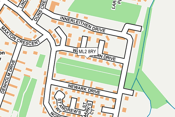 ML2 8RY map - OS OpenMap – Local (Ordnance Survey)