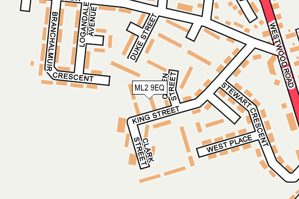 ML2 9EQ map - OS OpenMap – Local (Ordnance Survey)
