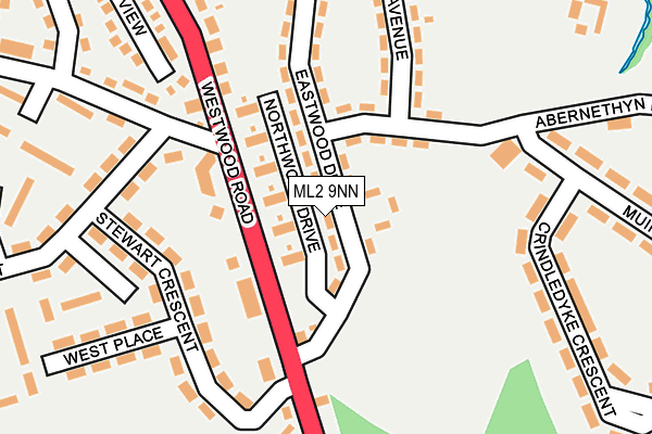 ML2 9NN map - OS OpenMap – Local (Ordnance Survey)