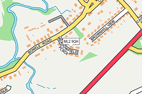 ML2 9QH map - OS OpenMap – Local (Ordnance Survey)