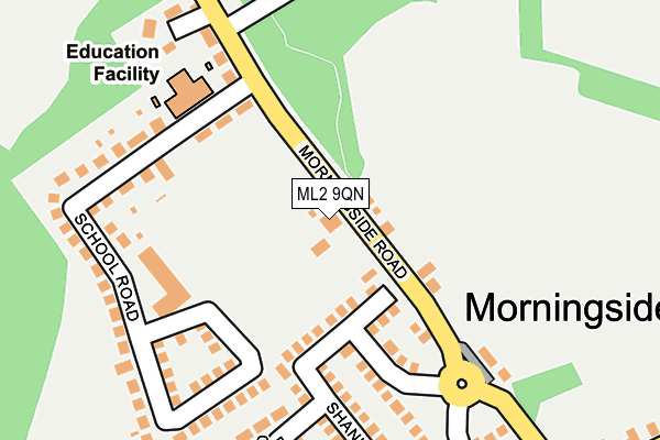 ML2 9QN map - OS OpenMap – Local (Ordnance Survey)
