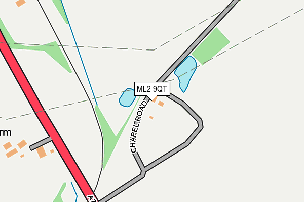 ML2 9QT map - OS OpenMap – Local (Ordnance Survey)