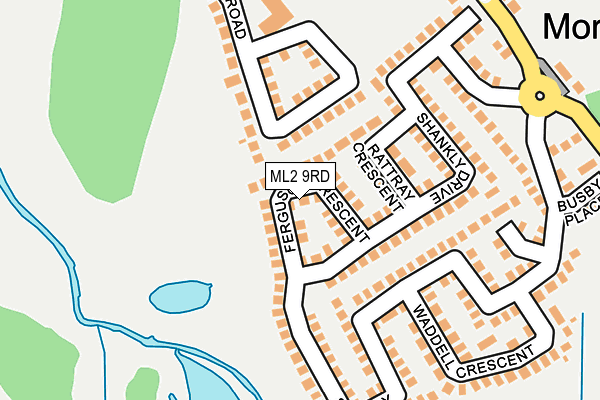 ML2 9RD map - OS OpenMap – Local (Ordnance Survey)
