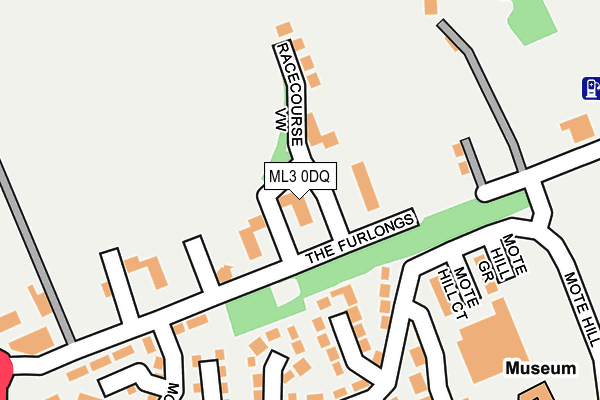 ML3 0DQ map - OS OpenMap – Local (Ordnance Survey)