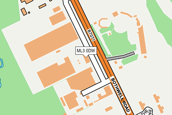 Map of BRAND HQ LTD at local scale