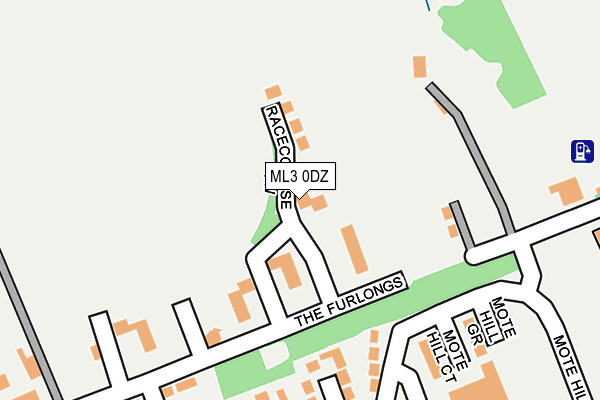 ML3 0DZ map - OS OpenMap – Local (Ordnance Survey)