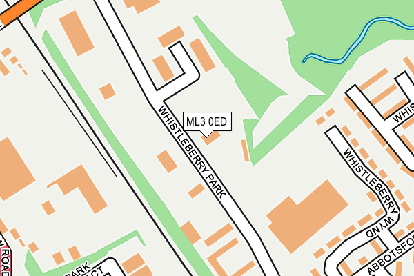 ML3 0ED map - OS OpenMap – Local (Ordnance Survey)